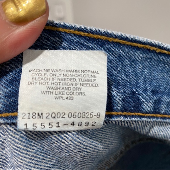 Vintage Levi’s 550 Relaxed Fit Tapered Leg Jeans Size 14M - Picture 12 of 16